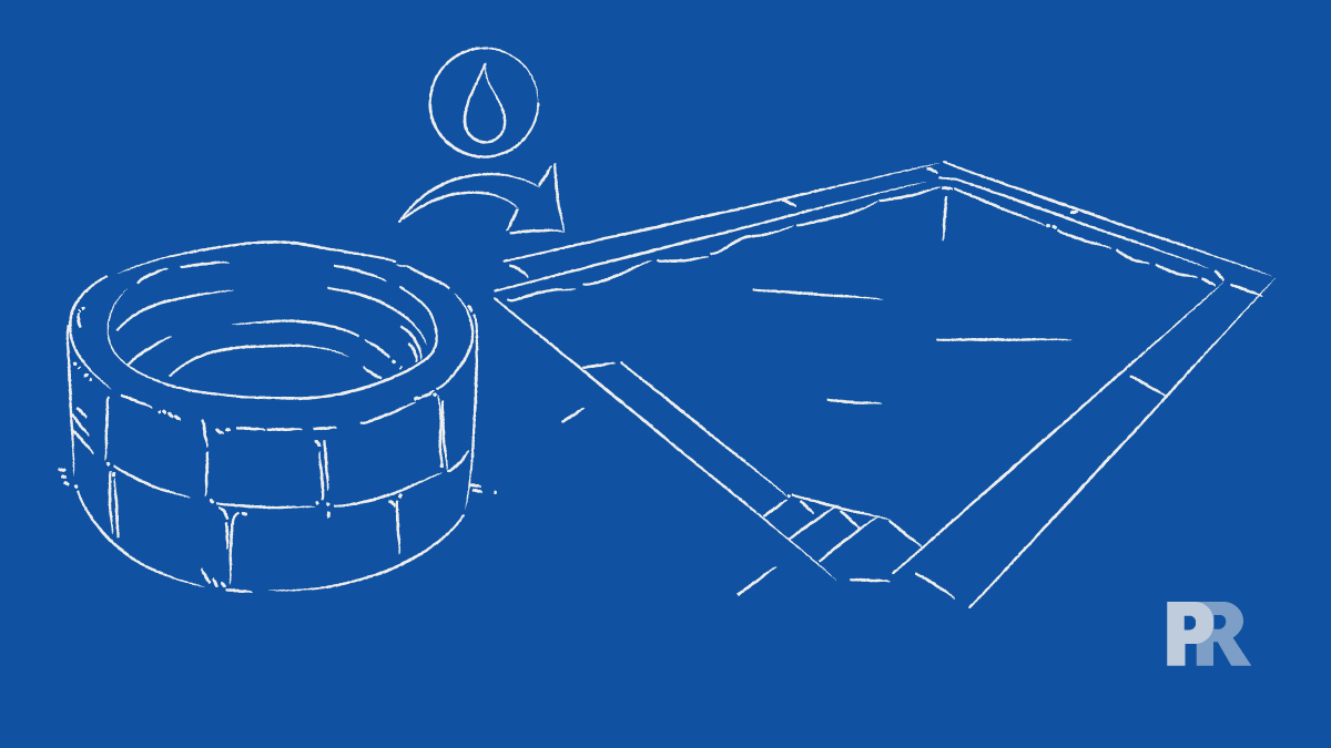 filling a swimming pool with well water
