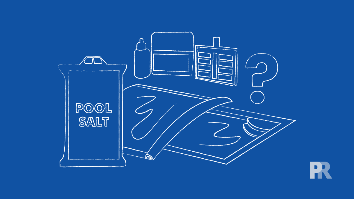 supplies to open a salt water pool