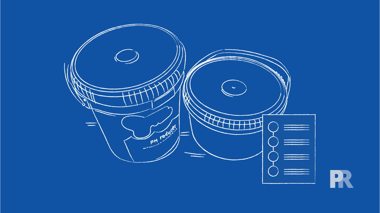 buckets of sodium bisulfate