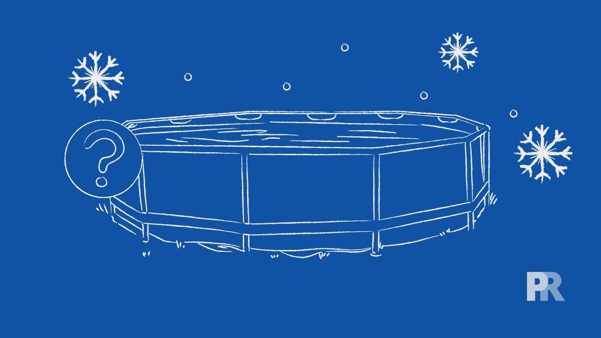 storing an above ground pool for the winter