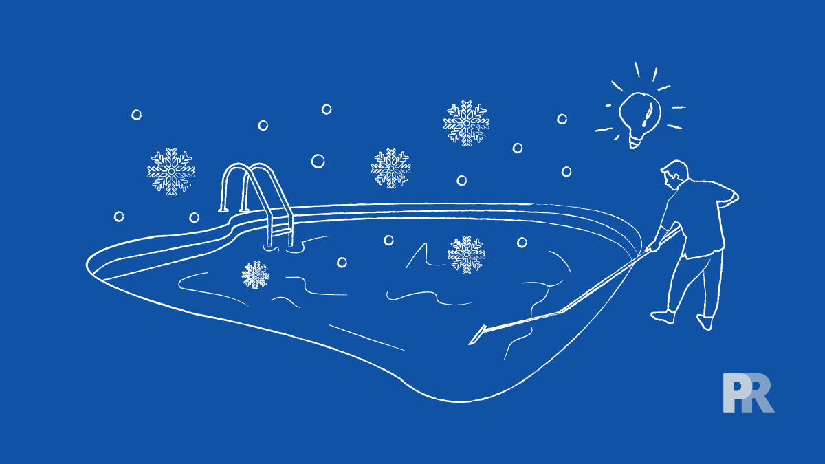 winter swimming pool maintenance